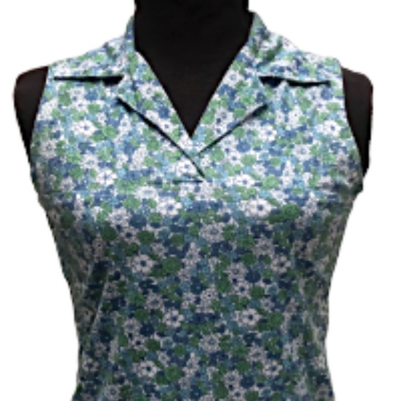 Vintage Shift style dress, daisy floral 60's Dress - Picture 3 of 5